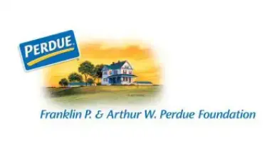 Logo of Franklin P. & Arthur W. Perdue Foundation with a house illustration.